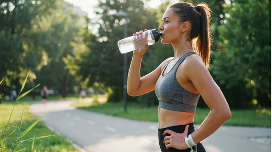 Spring hydration reset with natural mineral water