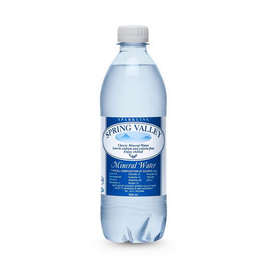 500ml Sparkling Water Bottles x 24 bottles (per case)